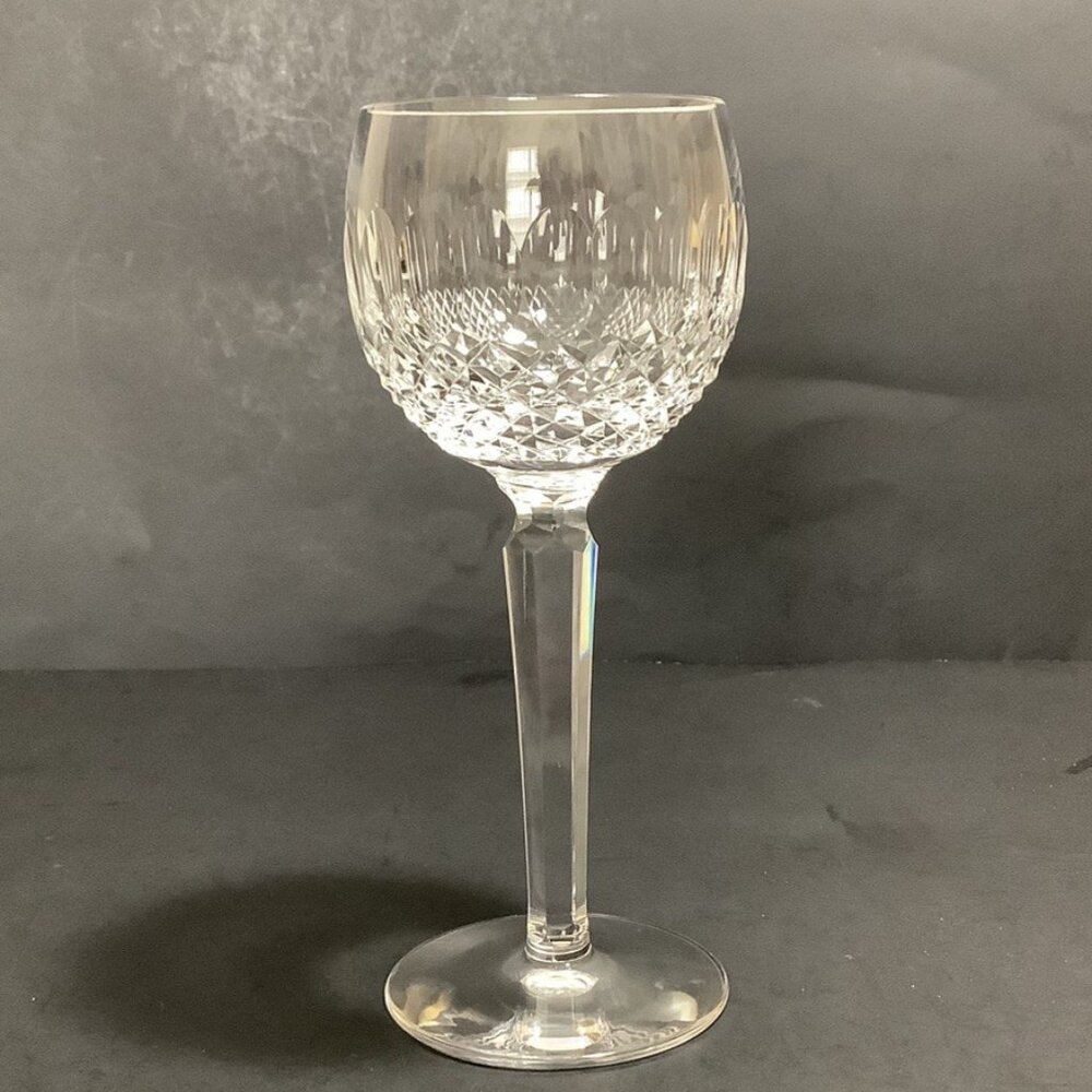 WATERFORD COLLEEN SHORT STEM 1 Hock Wine 7-3/8" Tall Ex Unused Condition!!
